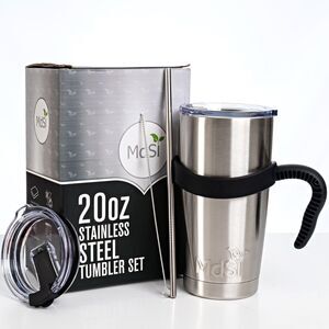 20oz Stainless Steel Tumbler Set - MDSI - Open Box